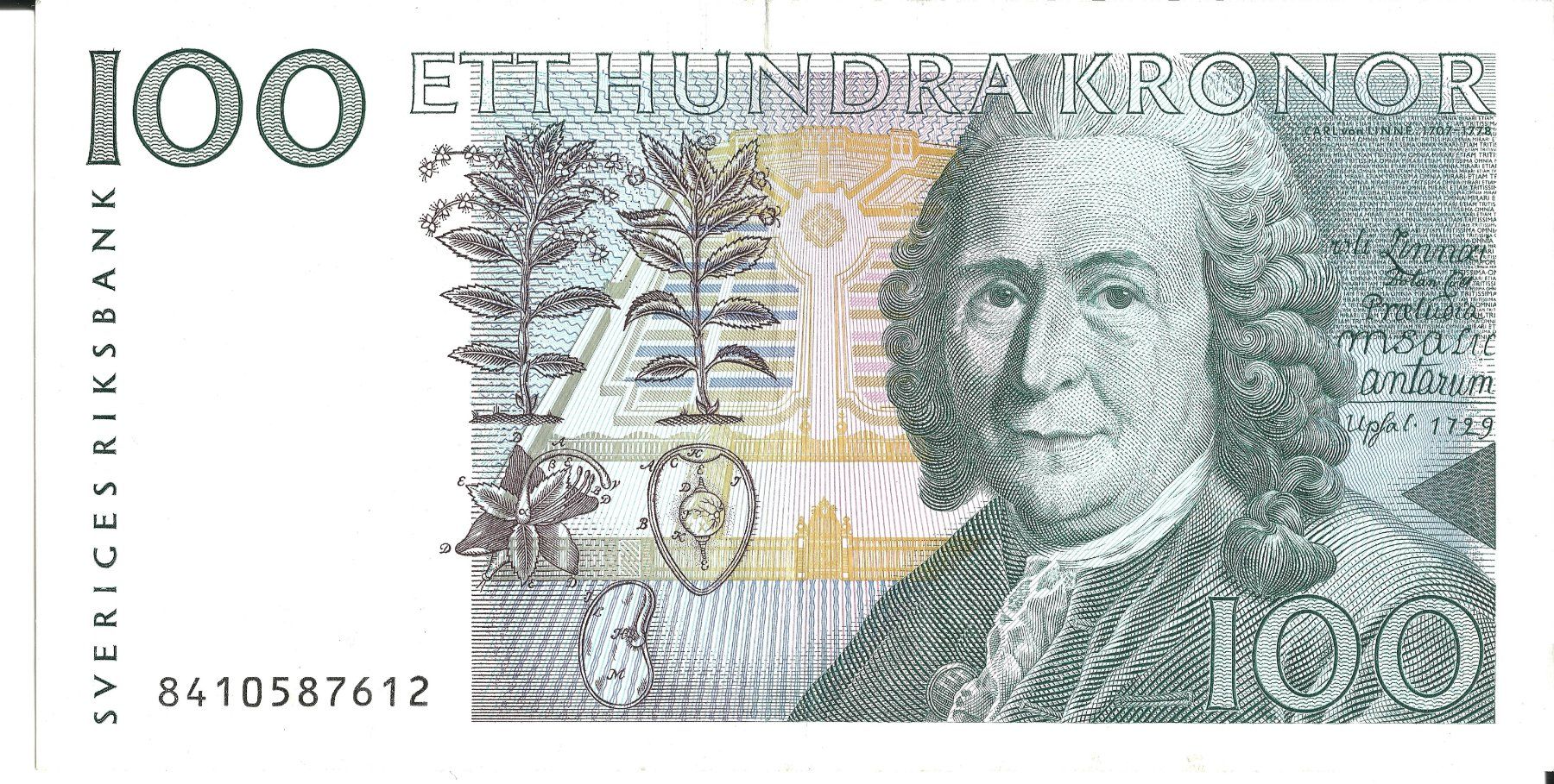 Banconote: 100 Kronor Banknote, Schweden – Usato da Volketswil venduto da IvanBerton1974