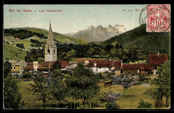 Cartoline postali: AK Bex, Les Diablerets – Usato da Berlin venduto da bartko-reher