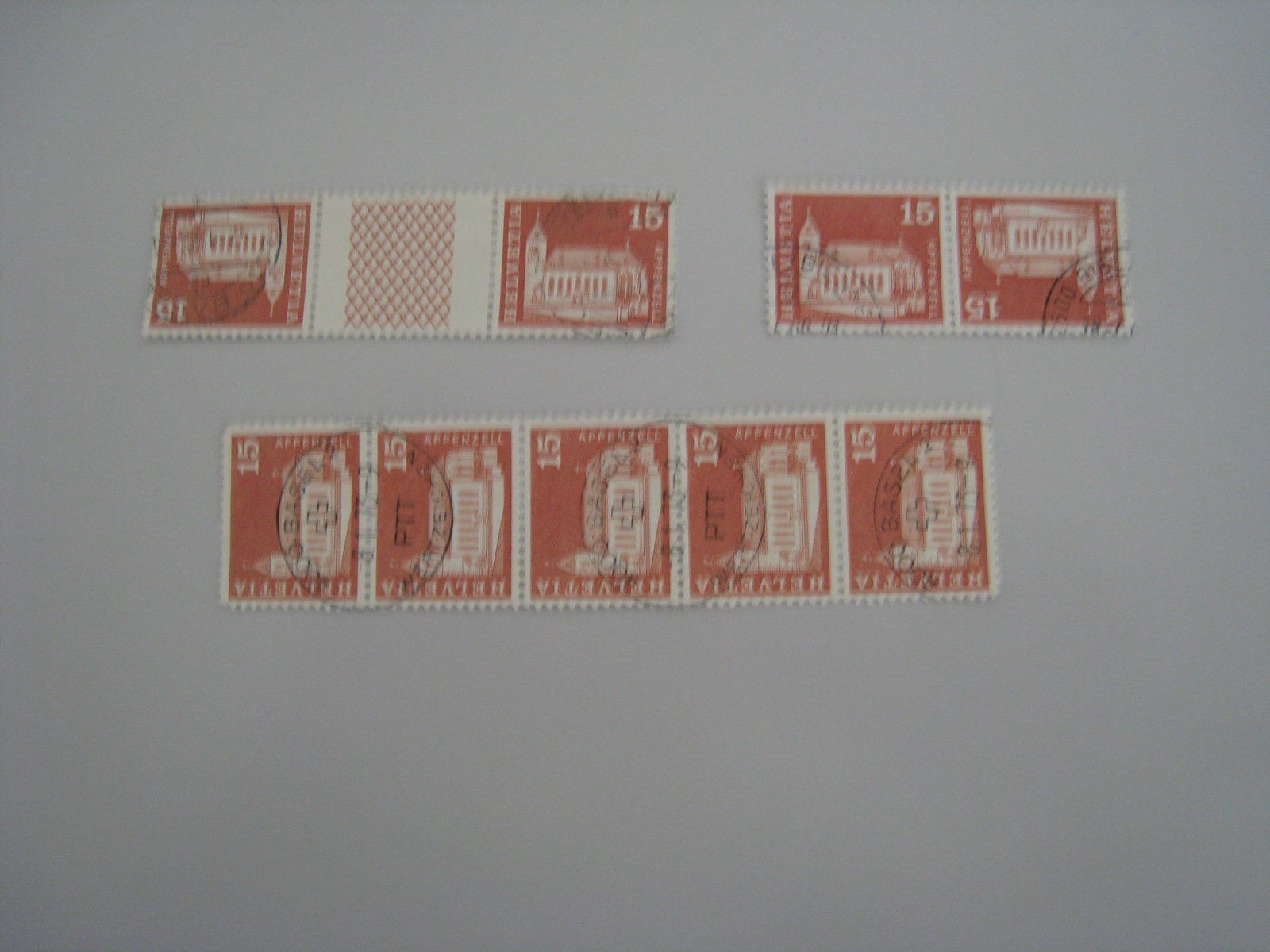 Alle Briefmarken: Kehrdrucke  gestempelt – Gebraucht aus Aarwangen von Pinsel7890