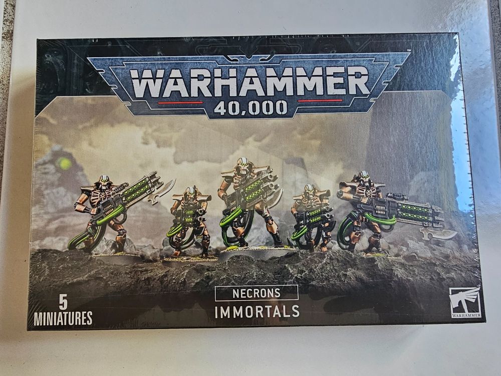 Immortals warhammer 40k Necrons new in box (5 figurines) (Neuf avec ...