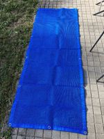 Schutznetz blau mit Oesen Masse ca 93 x 250 cm 1x gebraucht