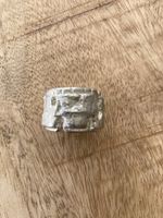 Ring handgefertigt aus Zinn 