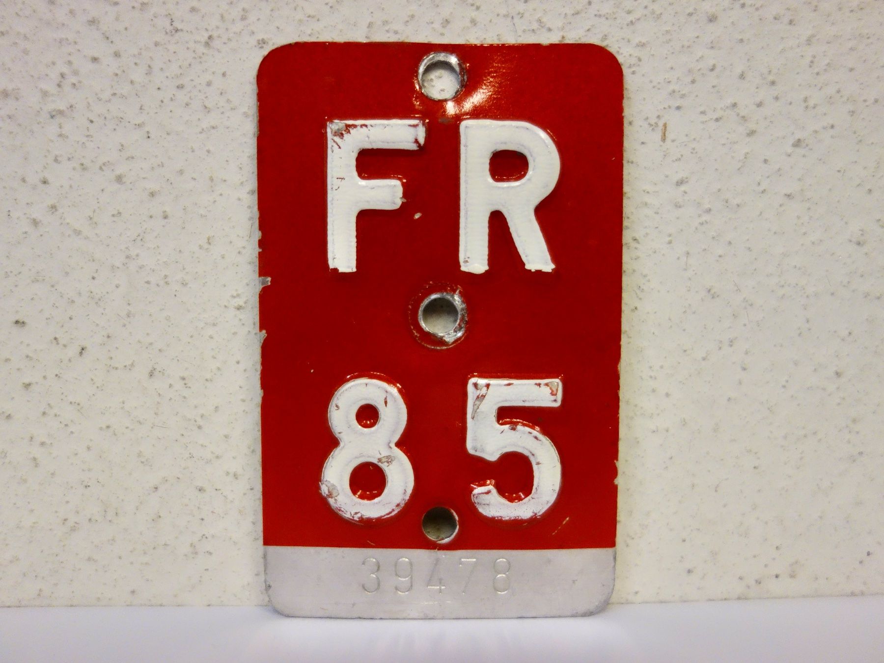 Ecriteaux: FR 85 VELONUMMER - FAHRRADSCHILD – D'occasion à Kerzers par djstarsky73