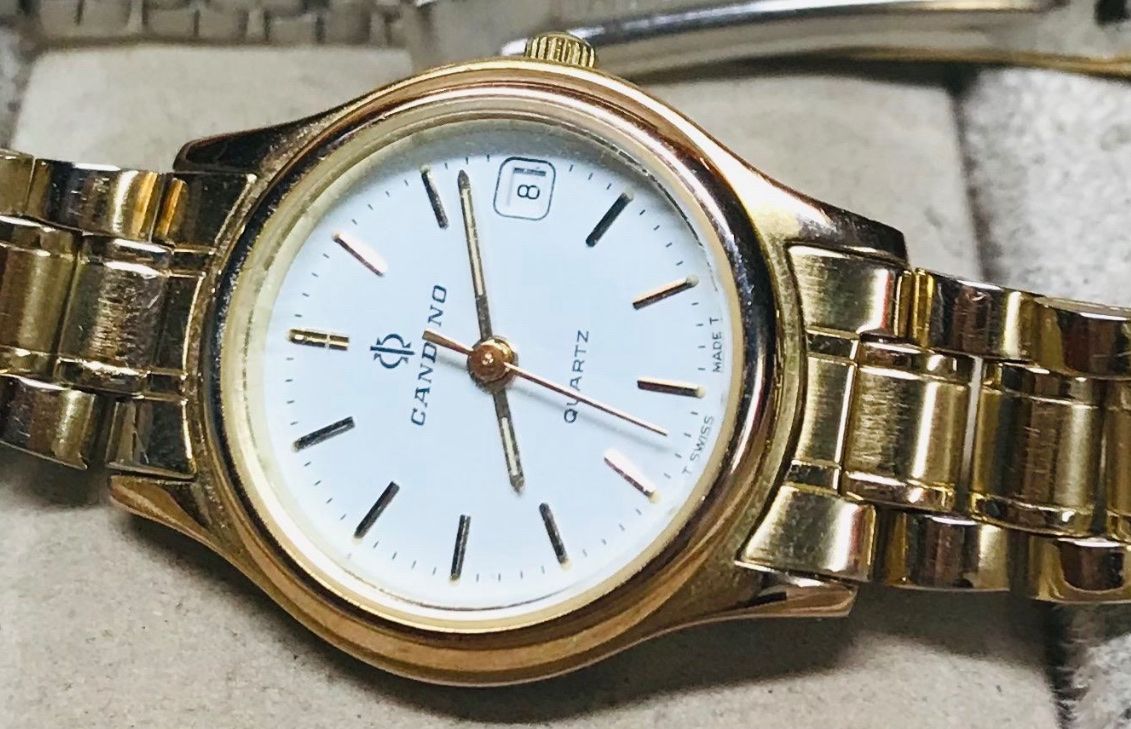 Candino Uhren: Candino Goldfarben Quartz Swiss Made – Gebraucht aus Untersiggenthal von TimeandShine 1
