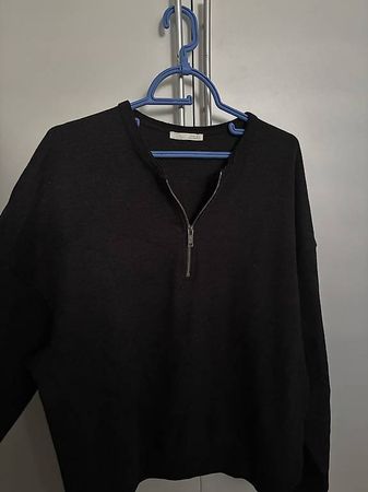 Zara Strickpullover Schwarz Gr. S