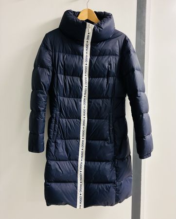 HUGO BOSS Daunenmantel Damen Gr. S – Marineblau