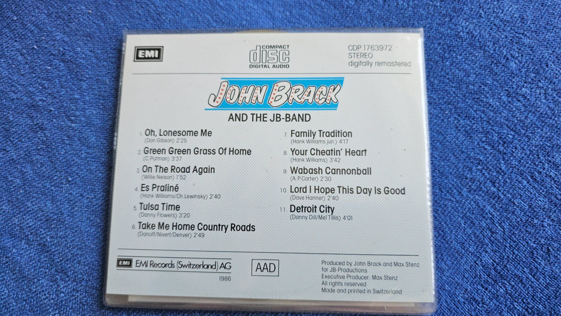 CD: John Brack&JB Band-By your Request/dj/hits – Usato da Bremgarten AG venduto da musiccollector 1