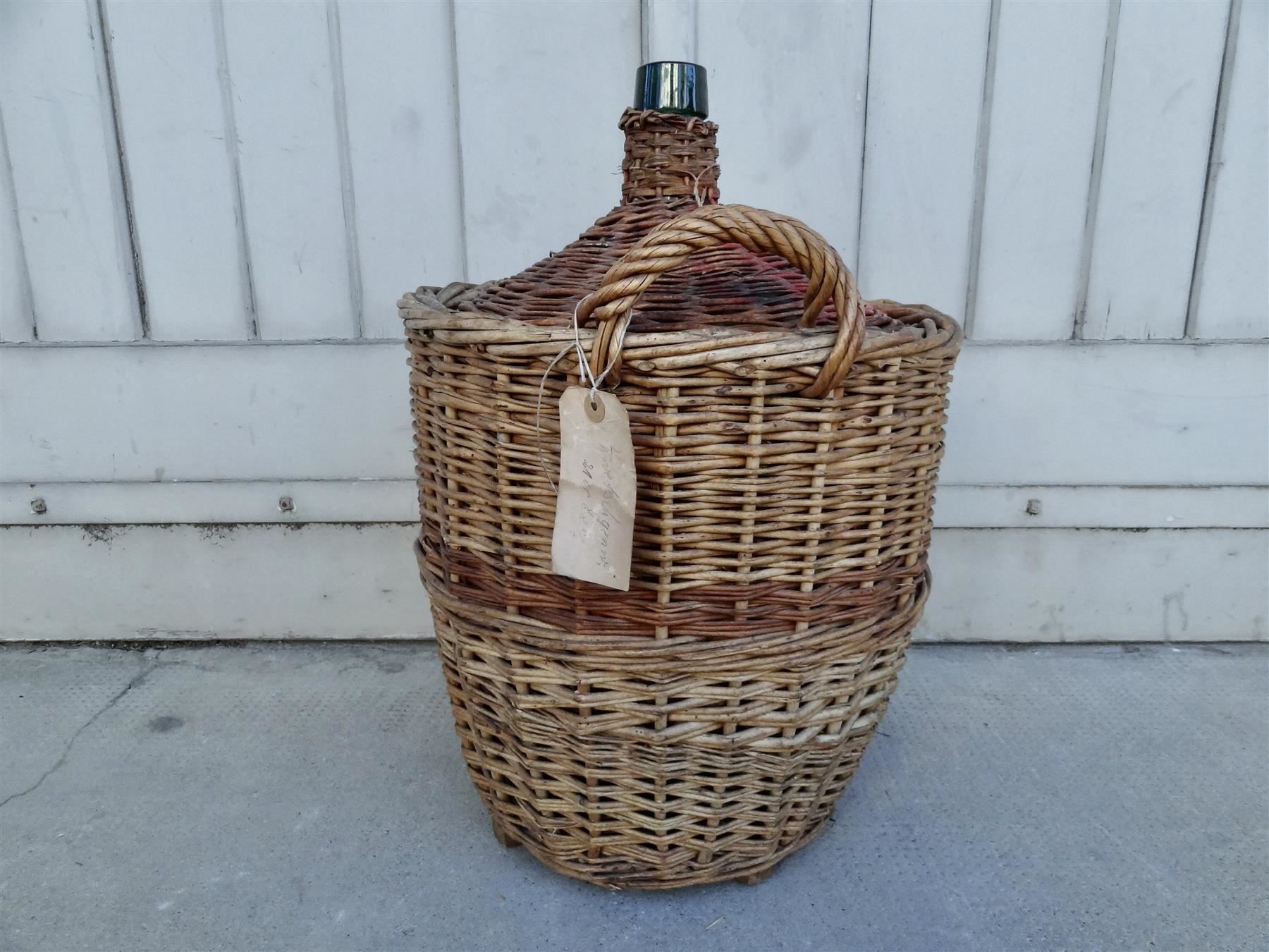 Flaschen: alte Korbflasche geeeicht 21 Liter 1944 – Gebraucht aus Kerzers von Flaschenposten 3