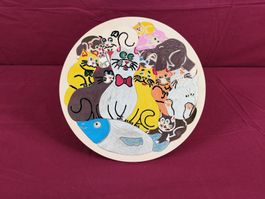 Katzen-Puzzle bemahlt - VIERZACK