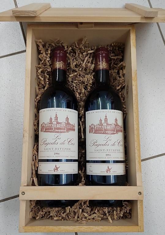 Vino: Bordeaux Wein 94' Les Pagodes de Cos – Nuovo e nell'imballaggio originale da Oberwangen b. Bern venduto da mfmr