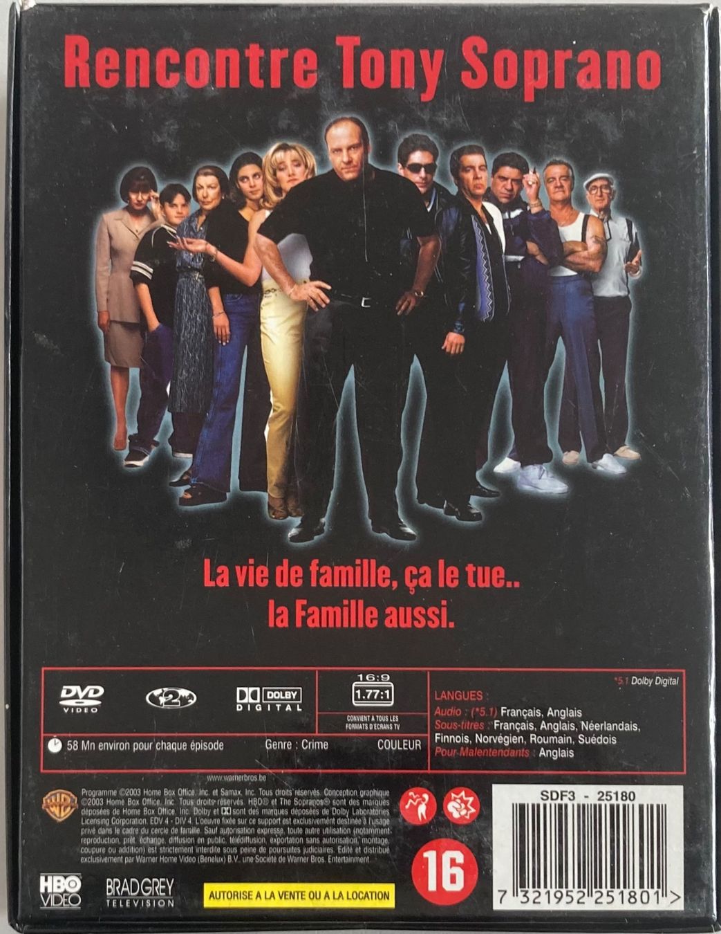 Alle DVDs: LES SOPRANOS (SAISON 1) – Gebraucht aus Poliez-Pittet von Newtown-Records 1