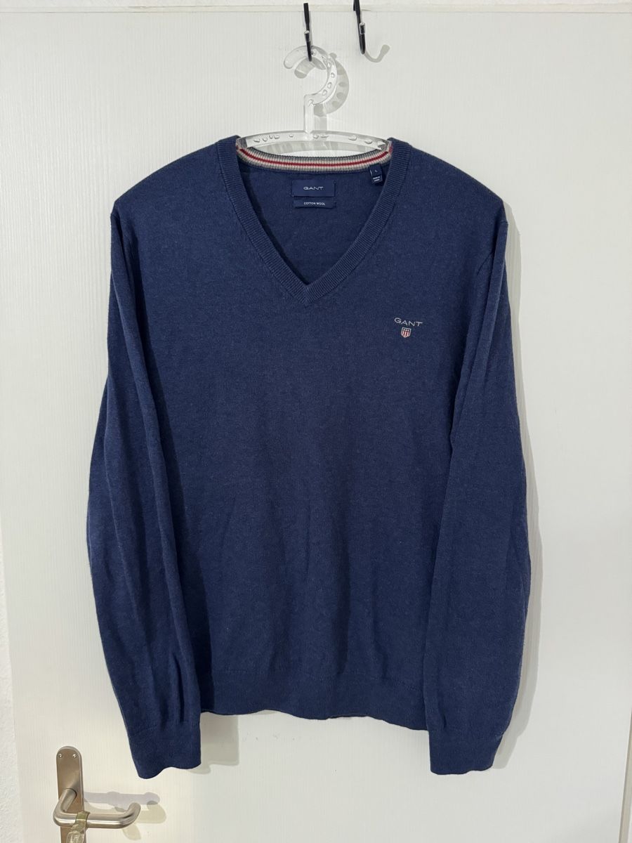 Gant Pullover & Sweatshirts: Gant Herren Pullover dunkelblau Grösse L Cotton Wool top – Neu (gemäss Beschreibung) aus Wetzikon ZH von Jan_wojt
