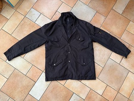 Leichte Jacke schwarz "Wellenstein" Gr. XL