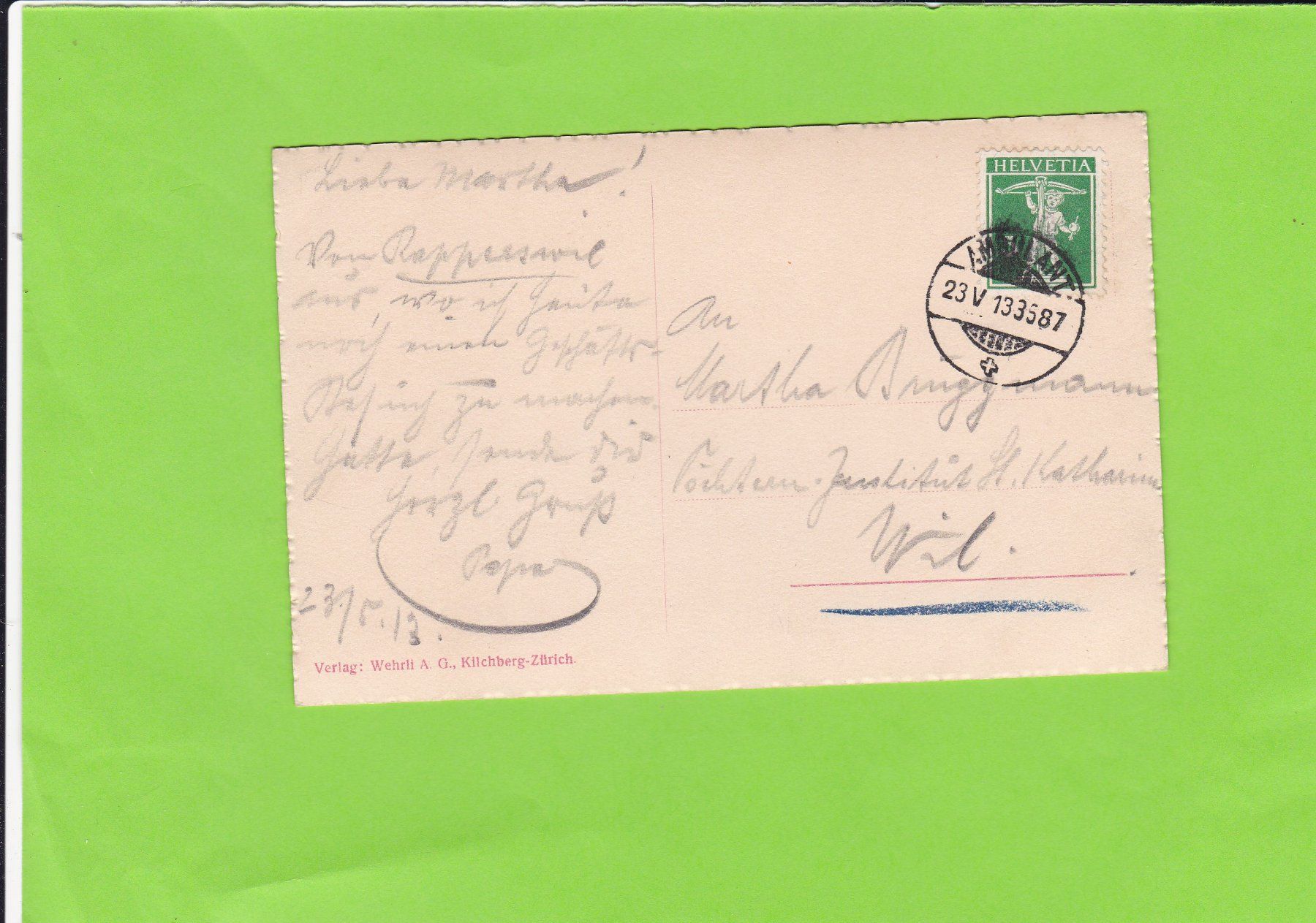 Cartoline postali: Bei Rapperswil – Usato da St. Peterzell venduto da neckertal 1
