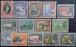 Guyana British Lot mit alten Werten Lot IV