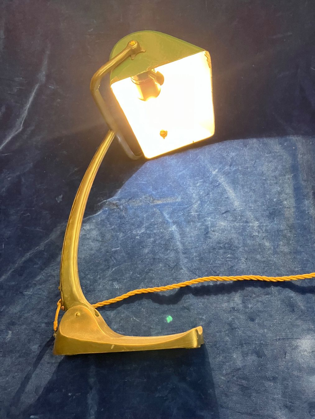Lampen: SCHACO EMAILLE  BANKERLAMPE UM 1930 – Gebraucht aus Zürich von otomado 7