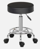Rollhocker mit Lehne Arbeitshocker Hocker Drehhocker