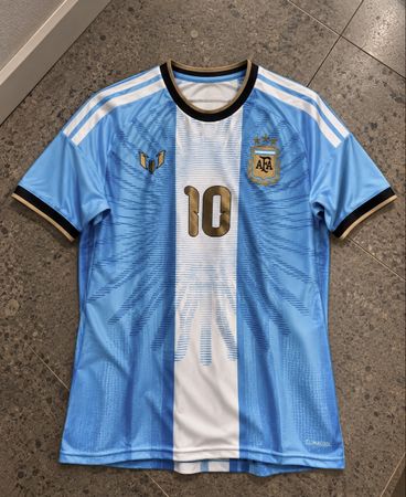 Fussballtrikot Argentinien Messi 10 Adidas, Grösse L 