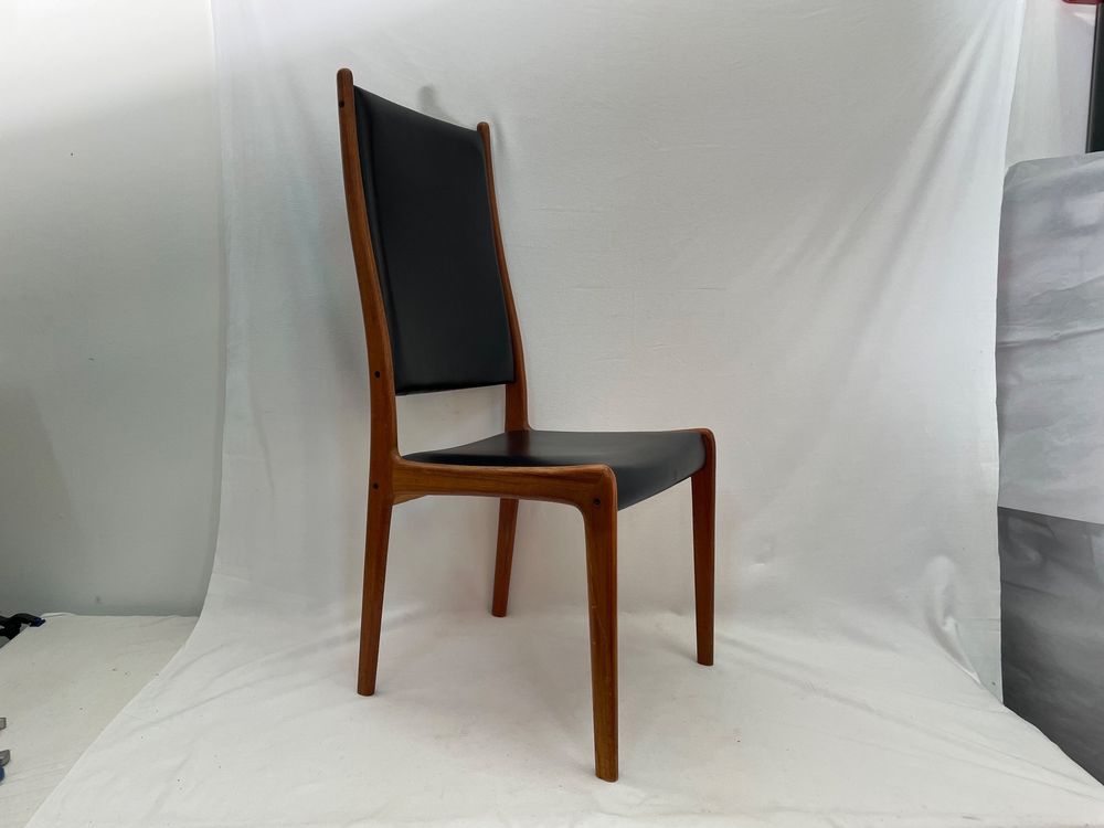 Organischer Teak Stuhl hohe Lehne vintage Design Holzstuhl Kaufen auf