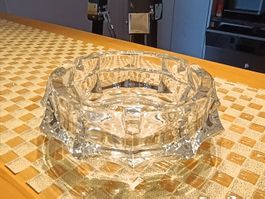 Vintage Baccarat Bleikristall Aschenbecher 80er Top