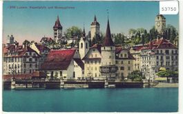 Luzern - Kapellplatz und Museggtürme