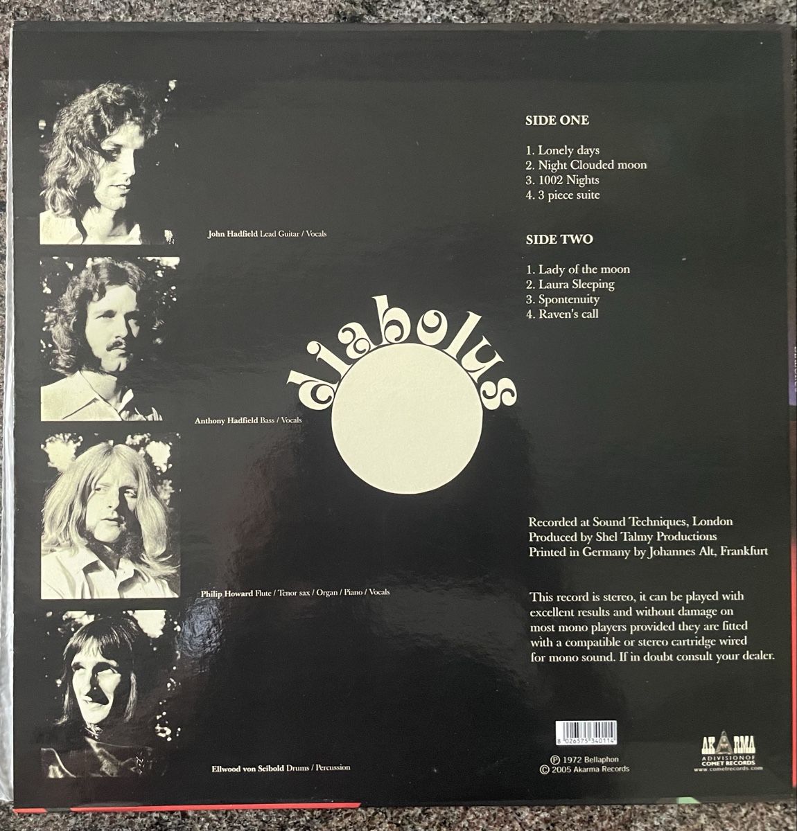 Schallplatten: Diabolus - AKARMA Vinyl LP  – Gebraucht aus Olten von Bluespapst 1
