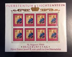 FL Kleinbogen Franz Jos. II. 1986 **