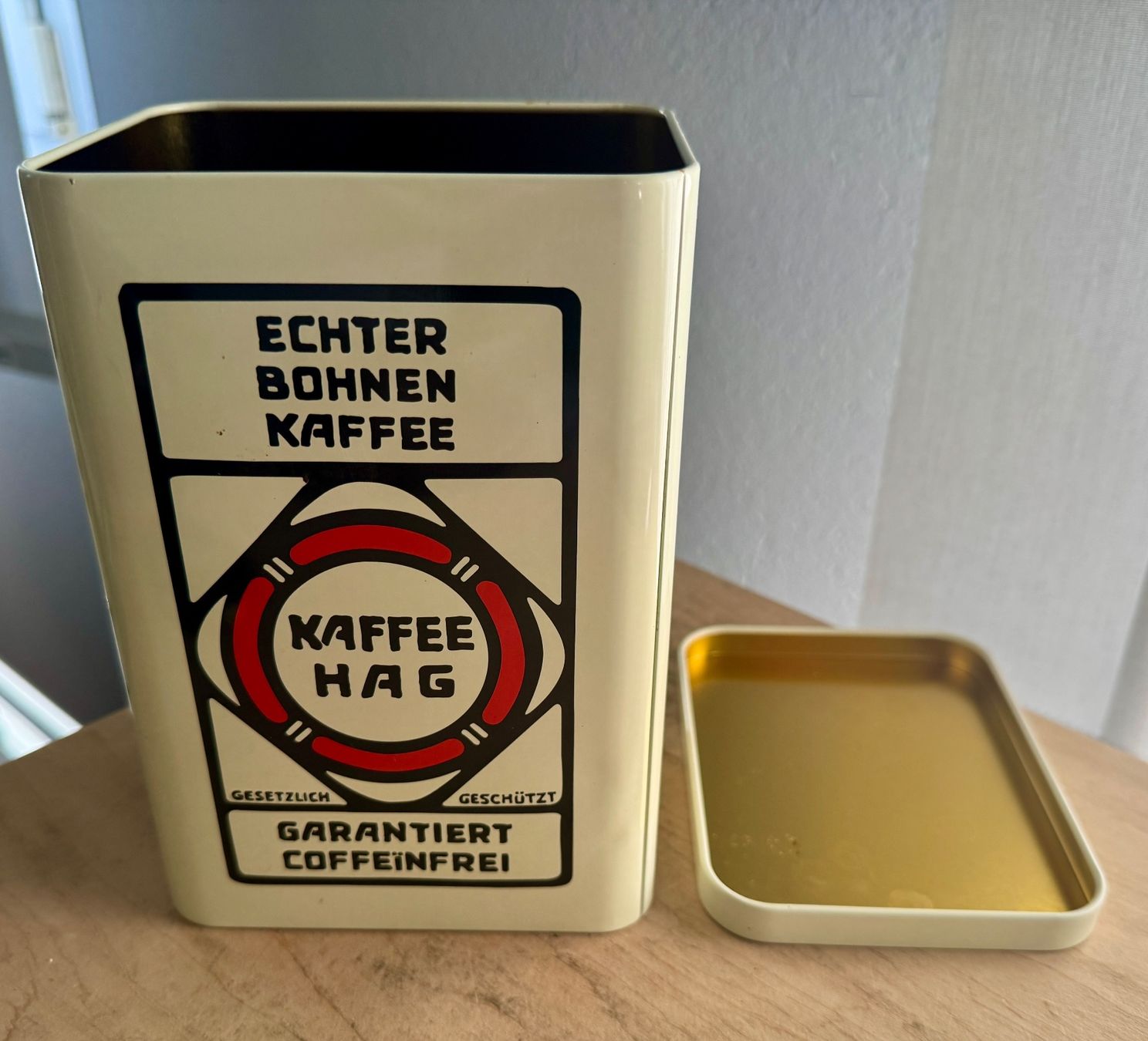 Barattoli: Nostalgie Blechdose HAG Kaffee Feldmeilen - Küchen Deko – Usato da Rothrist venduto da Luckywinner 4