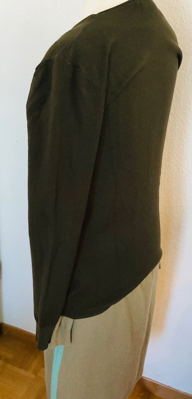 Pullover & Sweatshirts: Cadeau superbe pull X MAX en cachemire couleur olive, t. L – Gebraucht aus Genève von Mazelyne 5