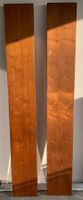 Tablare 2x Nussbaum massiv, 180 cm x 25 cm x 4.5 cm