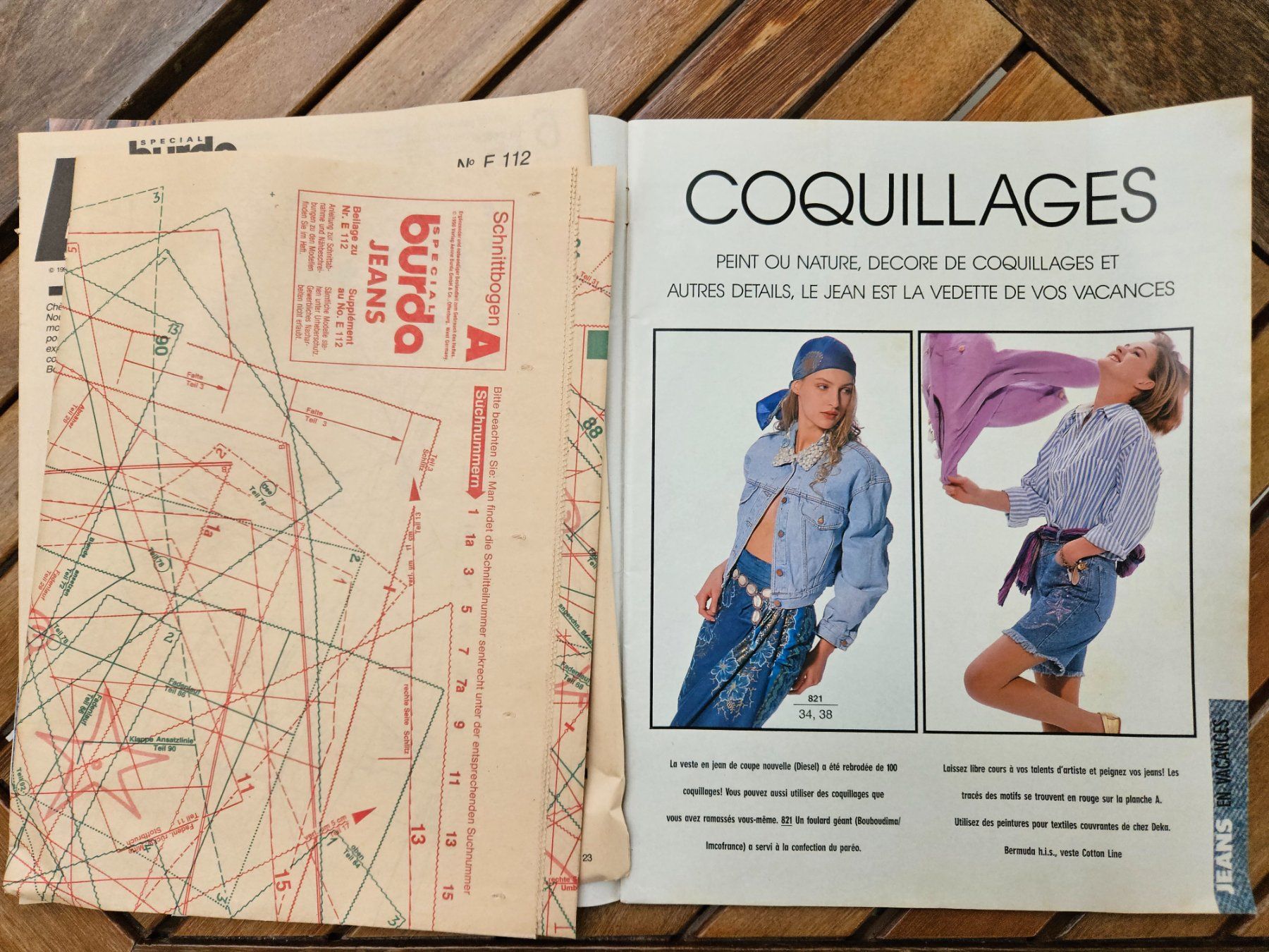 Cartamodelli: Burda 04.1990 / special jeans – Usato da Lausanne venduto da tal_01 2