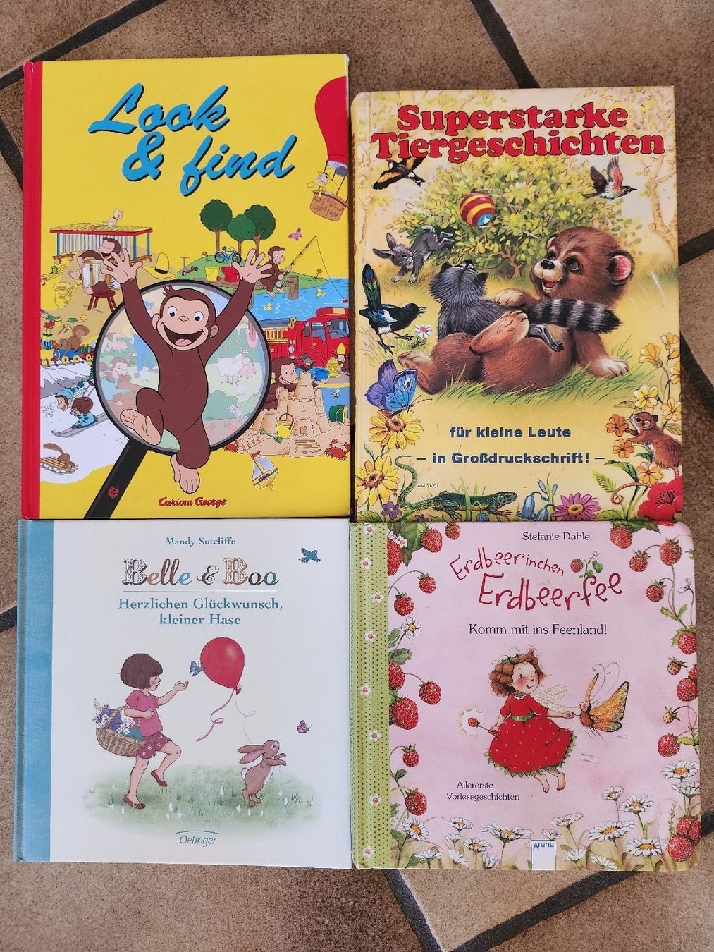 Libri: 4 Kinderbücher: Freundschaft, Tiere, Erdbeerfee, Affe – Usato da Forch venduto da ang_bhq6