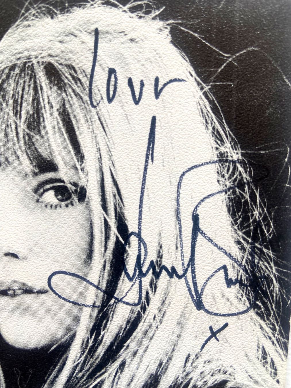 Autografi: Jane Birkin. Autogrammkarten. 1969 Handsigniert. RARE – Usato da Zürich venduto da Tulsa1968 1