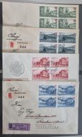 1948 : Pro Patria Serie im VB auf 4 Briefe - alle 1.8.48