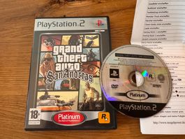 PS2 - GRAND THEFT AUTO San Andreas [Platinum]