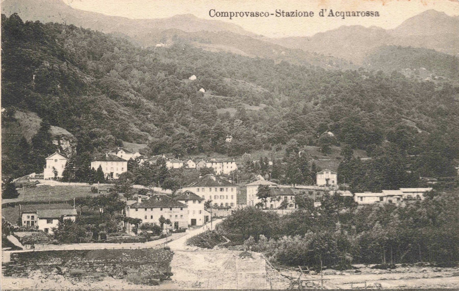 Cartoline postali: Comprovasco Acquarossa staz foto Donetta – Usato da Biasca venduto da Blenio71