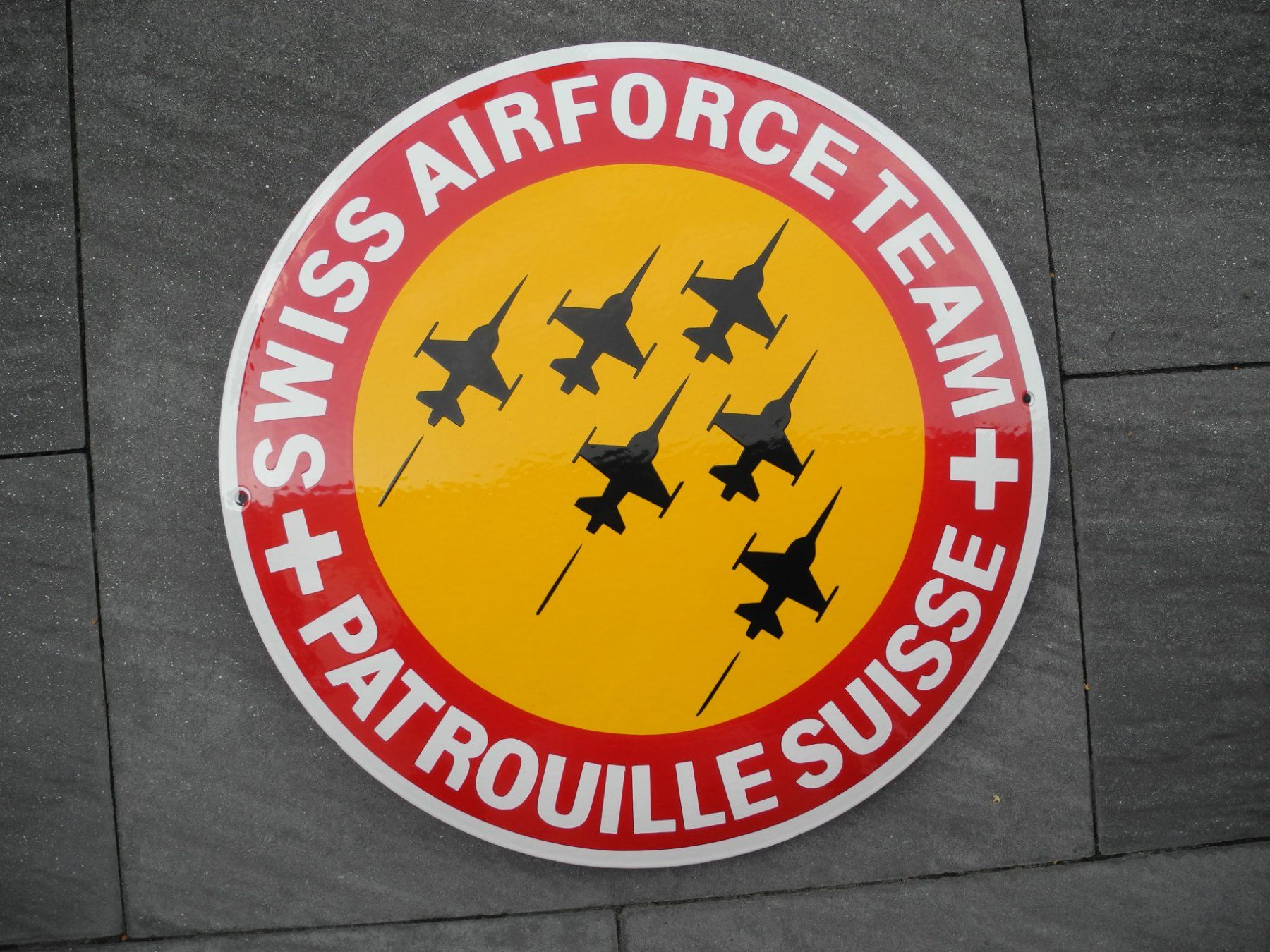 Ecriteaux: PATROUILLE SUISSE EMAILSCHILD – Neuf (Voir description) à Reinach AG par Huckleberrysix