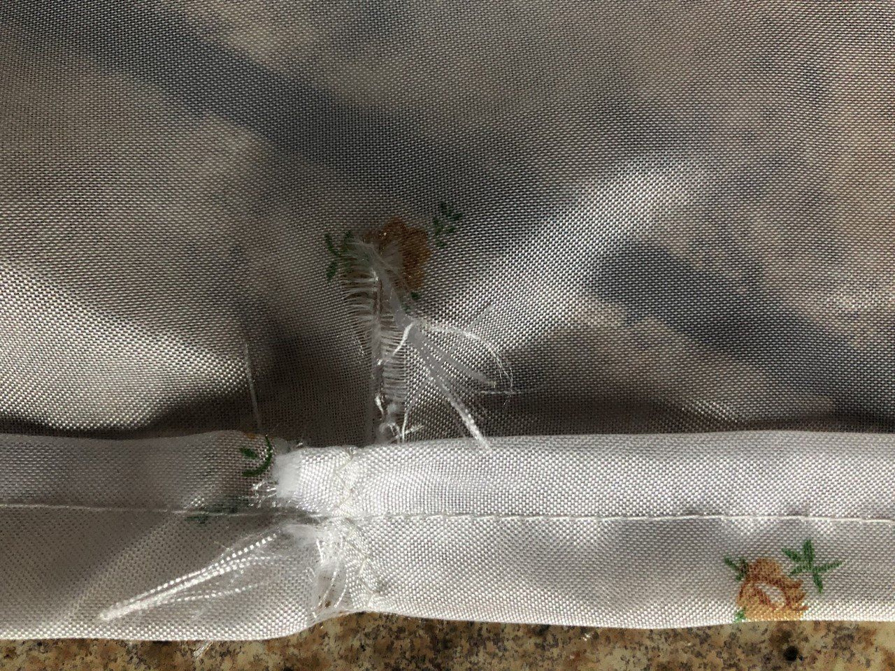 Vorhänge: 1 Vorhang mit Rüschen – Gebraucht aus Winkel von Kade50 2