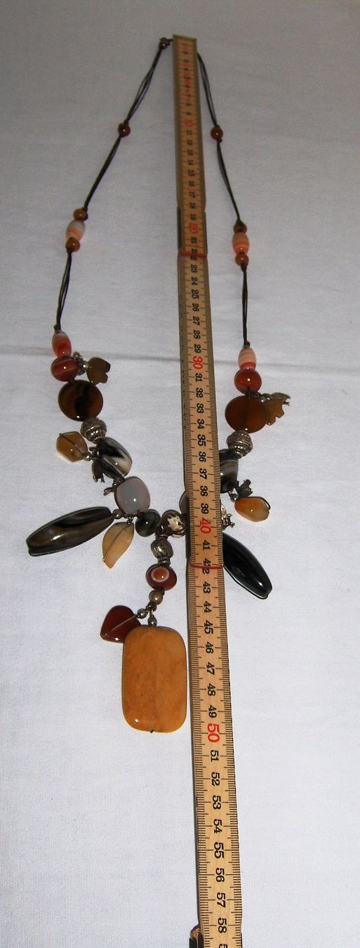 Catenine: Originelle lange Kette mit diversen Steinen – Usato da Dübendorf venduto da alracfo 8