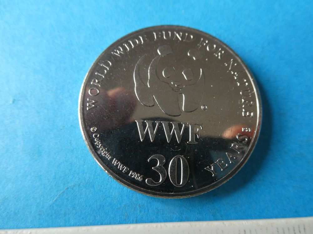 WWF 1986 Medaille 40 mm PP (25) (Neu (gemäss Beschreibung)) in ...