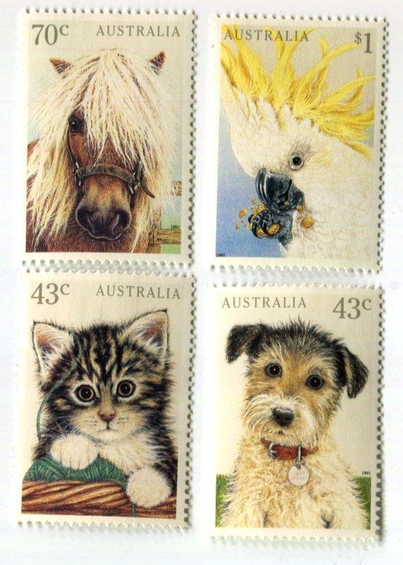 Tutti i francobolli: Briefmarken "Haustiere". Australien – Nuovo e nell'imballaggio originale da Basel venduto da Butsch5