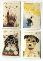Briefmarken "Haustiere". Australien