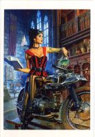 Postkarte "Pin-up".