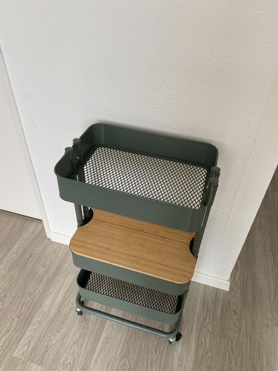 IKEA RÅSKOG, Servierwagen + IKEA HÖGSMA, Schneidebrett | Kaufen