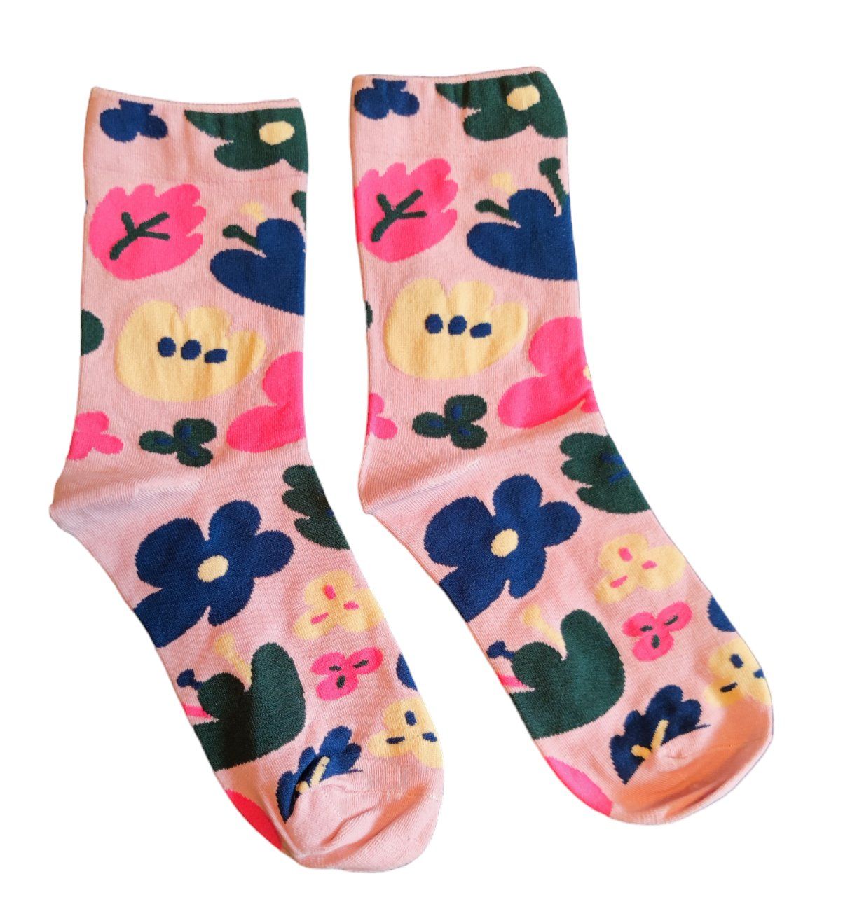 Calze: Socken Blumen / Flowers – Nuovo e nell'imballaggio originale da Zürich venduto da amysmith