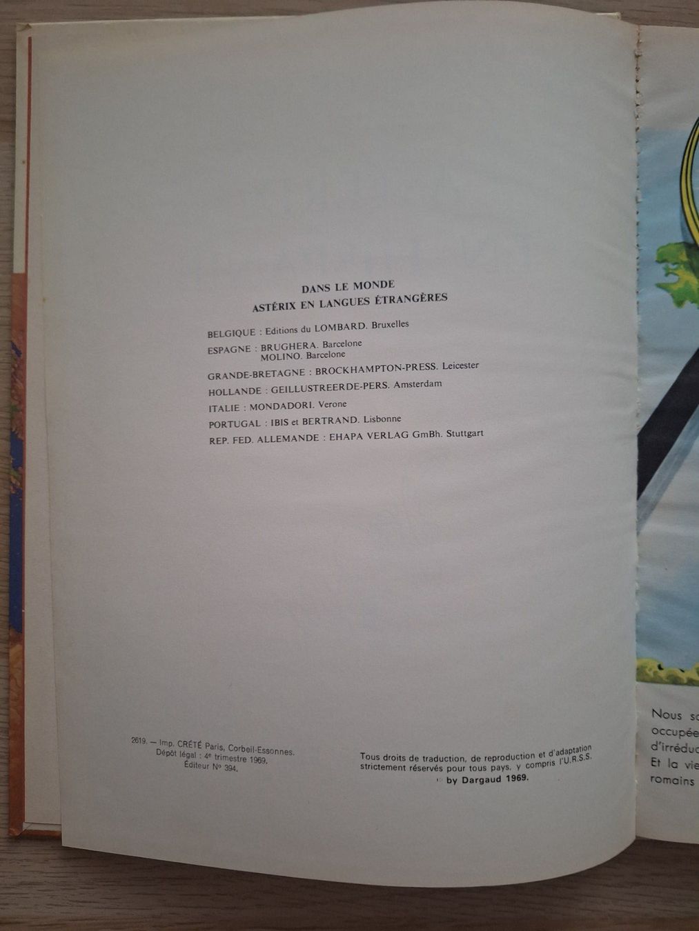 Fumetti: Astérix en Hispanie / EO 1969 (TTBE) – Usato da Nyon venduto da beny13 2