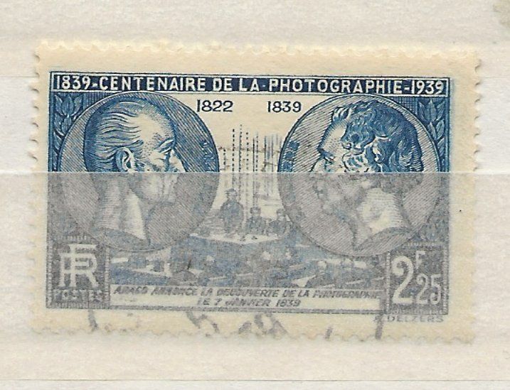 Alle Briefmarken: France 100 ans photo 1939 – Gebraucht aus Sion von PierreP01