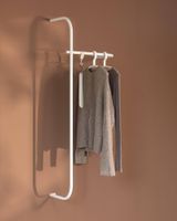 Garderobe Tamina (Metallbude) in weiss