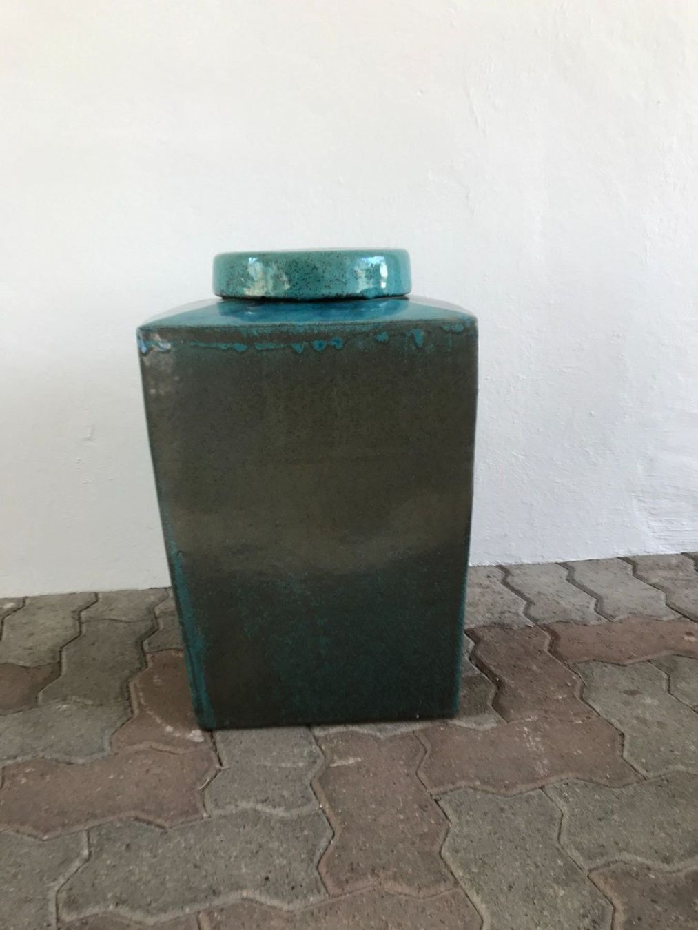 Vase & Récipients: grosse Keramik Deckel-Dose – D'occasion à Wetzikon ZH par seli03 6