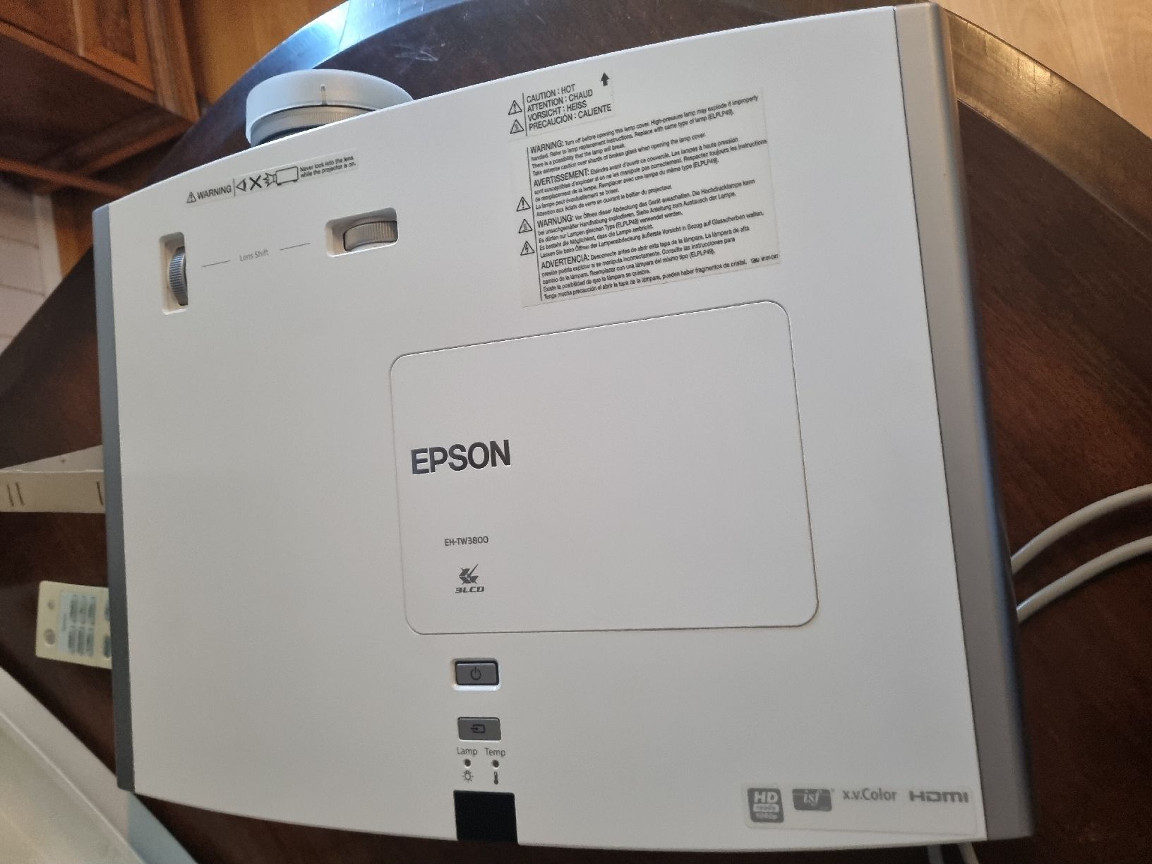 Epson Videoprojektoren: Epson EH-TW3800 – Gebraucht aus Zollikerberg von Rouven41 2